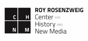 left, center for history and new media logo,